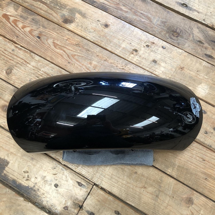 Indian Scout Bobber / Rogue front mudguard in Onyx Black